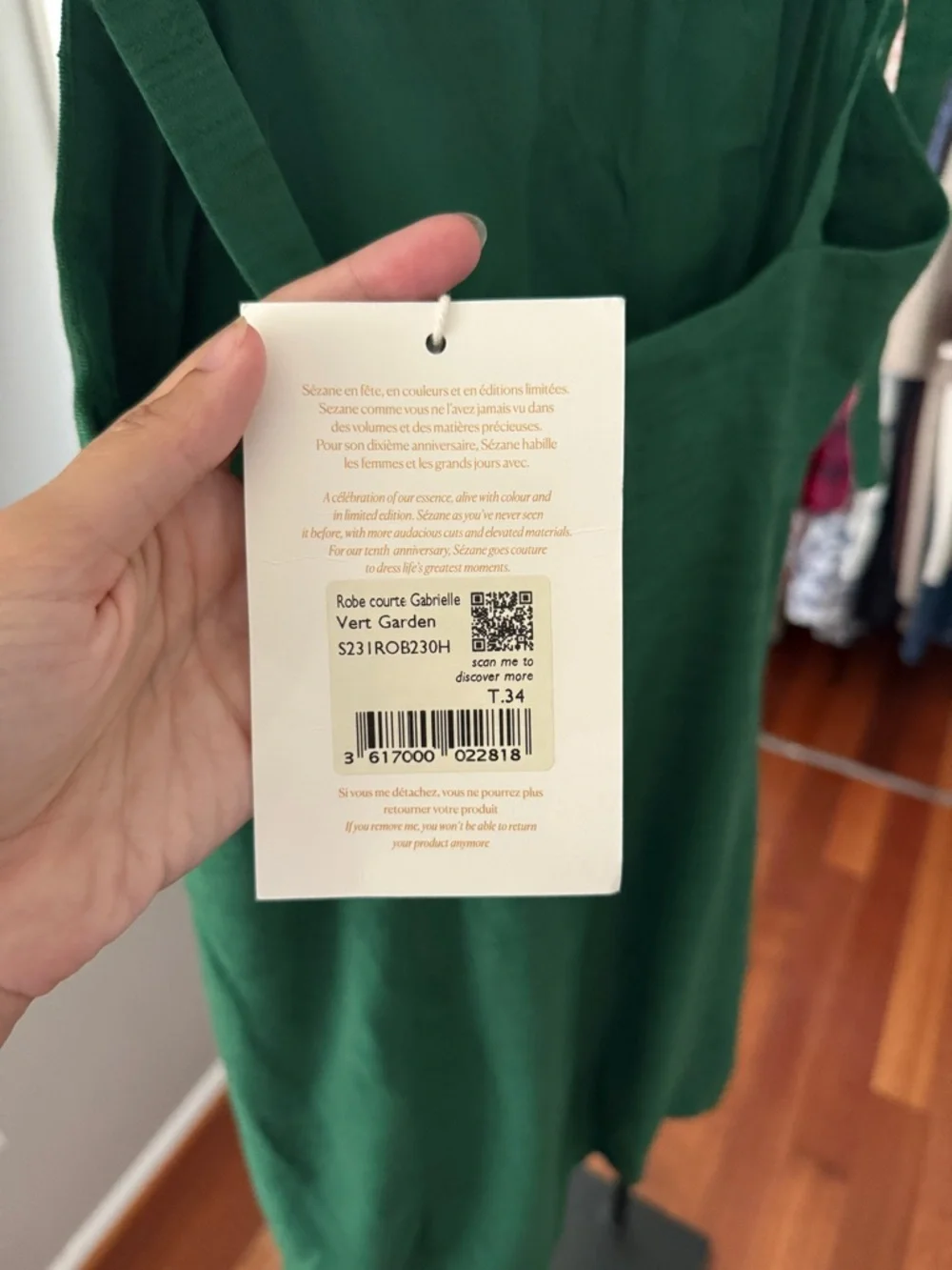 Sezane Editions Gabrielle Dress - Picture 7 of 8